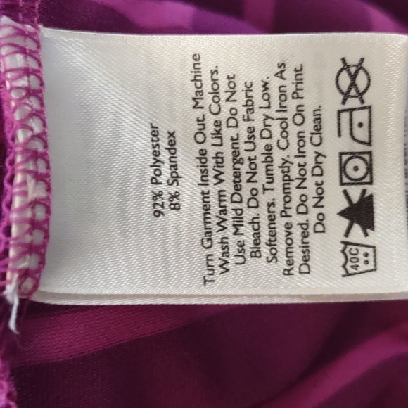 Eddie Bauer Purple Stripped  Sleeveless Dress Size S - Picture 5 of 5